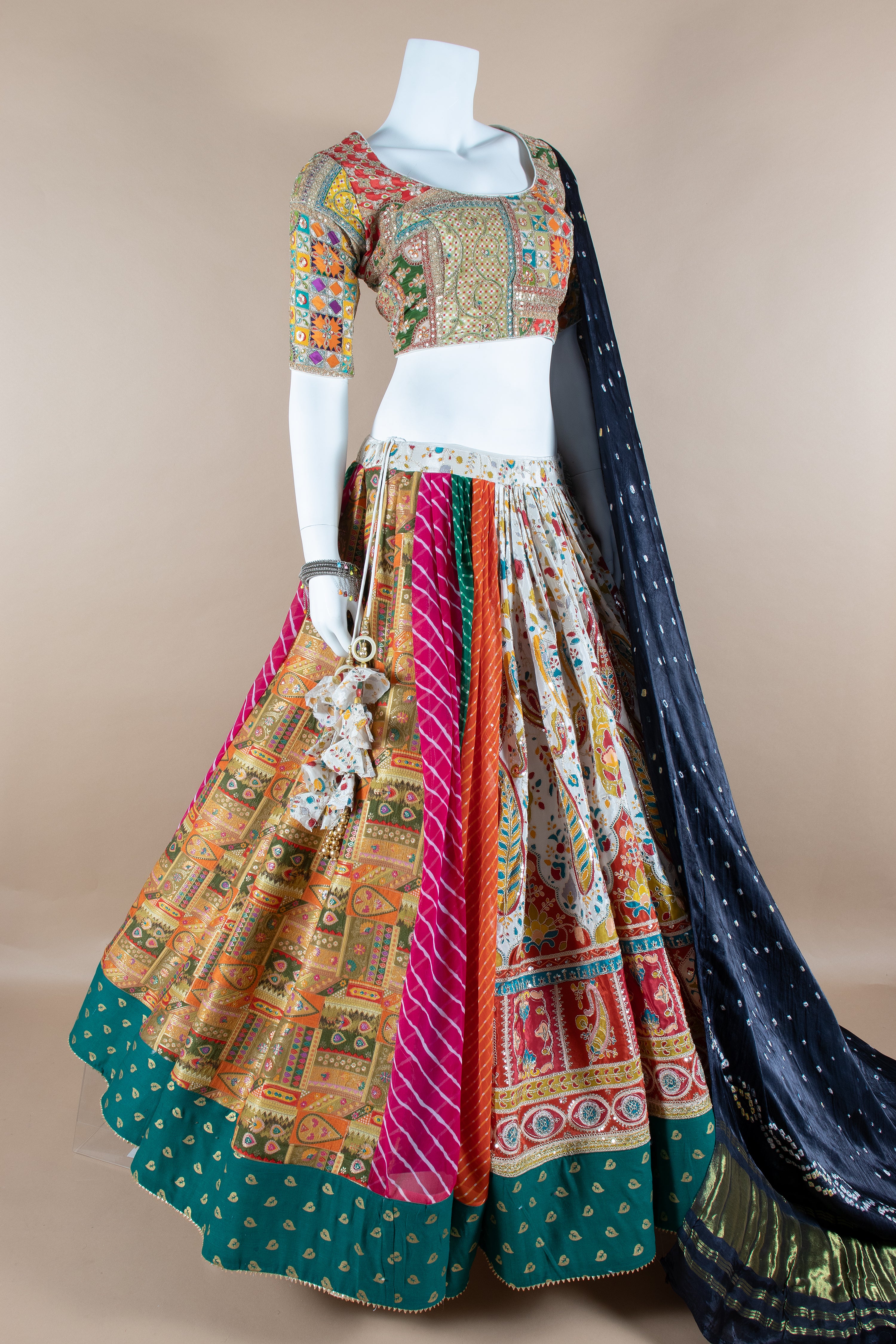 Premium Multicolor Navratri Chaniya Choli with Stunning Work