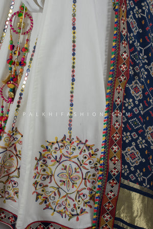 Elegant Navratri Chaniya Choli Set With Patola Silk Dupatta - Palkhi Fashion