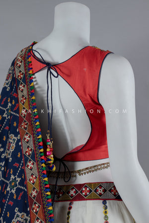 Elegant Navratri Chaniya Choli Set With Patola Silk Dupatta - Palkhi Fashion