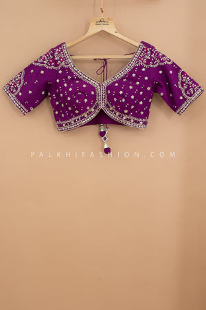 Merlot Majesty: Bandhani Brilliance in Wine Magenta Designer Lehenga Choli