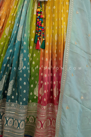 Radiant Reverie: Where Every Shade Tells a Story | 4D Designer Chaniya Choli