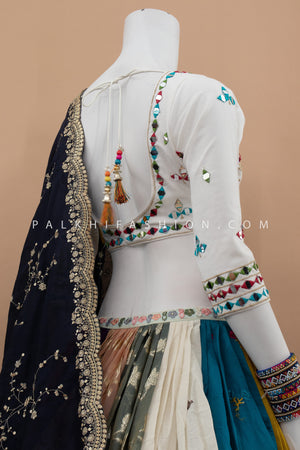 💃 Royal Twirl: 12 - Meter Full - Flair Designer Chaniya Choli Set | The Ultimate Navratri Statement