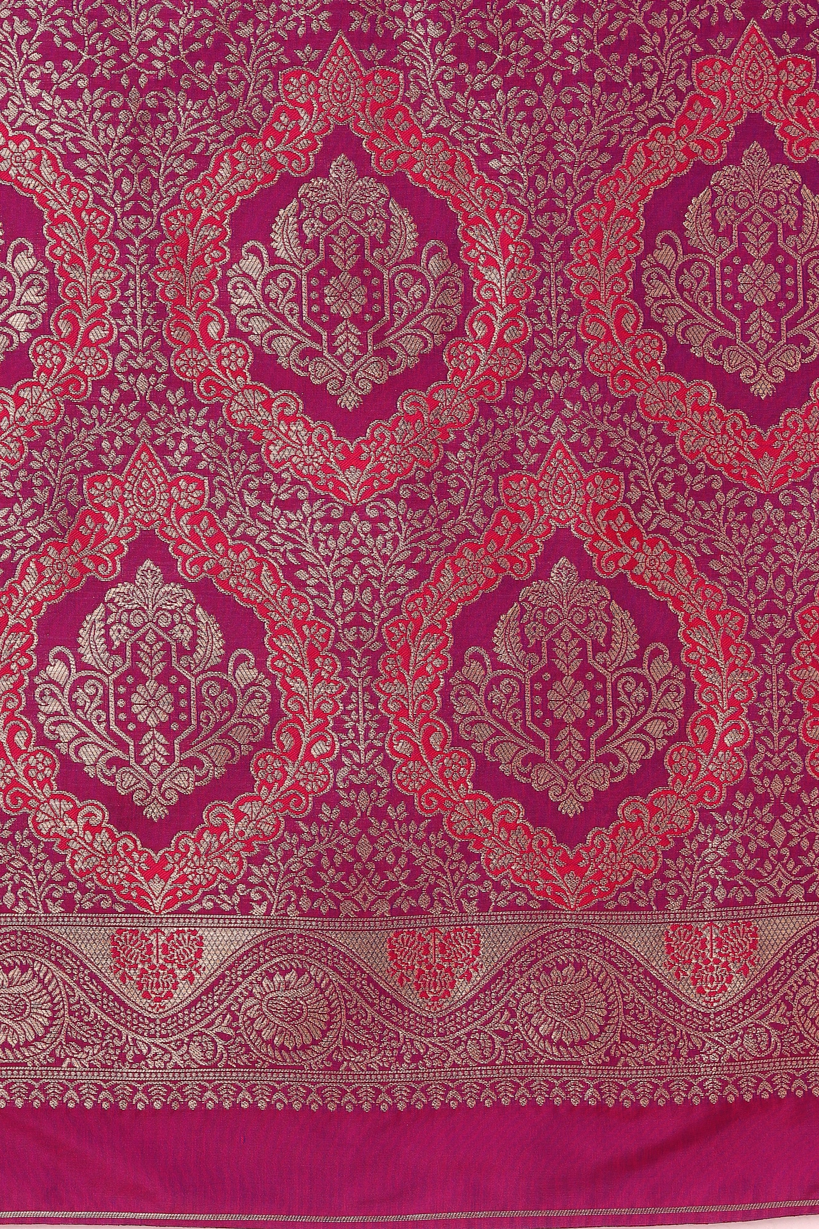 Stunning Kanjivaram Silk Saree with Appealing work – Palkhi Fashion