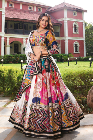 Traditional Beat: Multicolor Designer Navratri Chaniya Choli Set β Palkhi Fashion