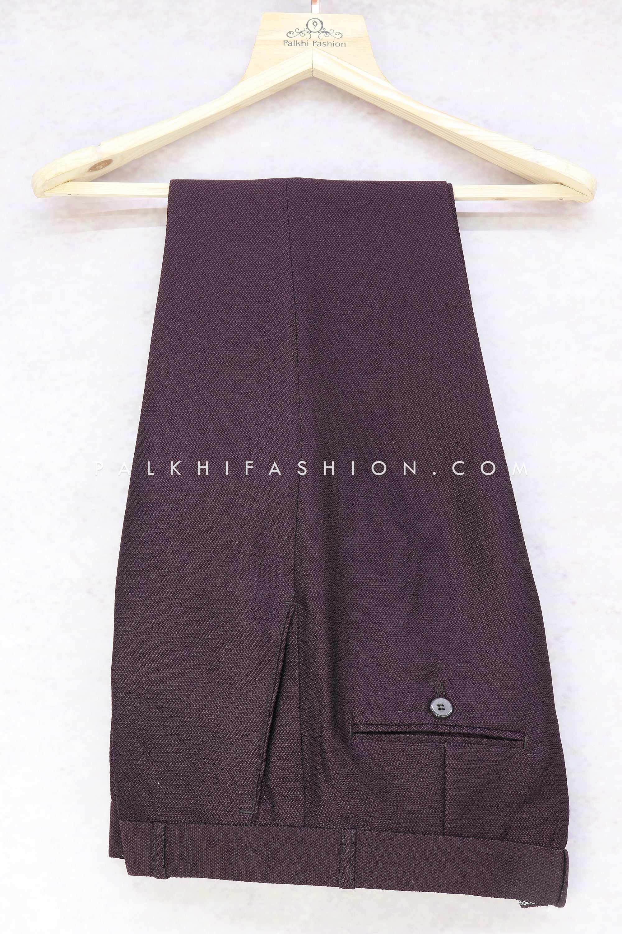 Elegant Dark Wine Jodhpuri Suit From Palkhi Fashion - Palkhi Fashion