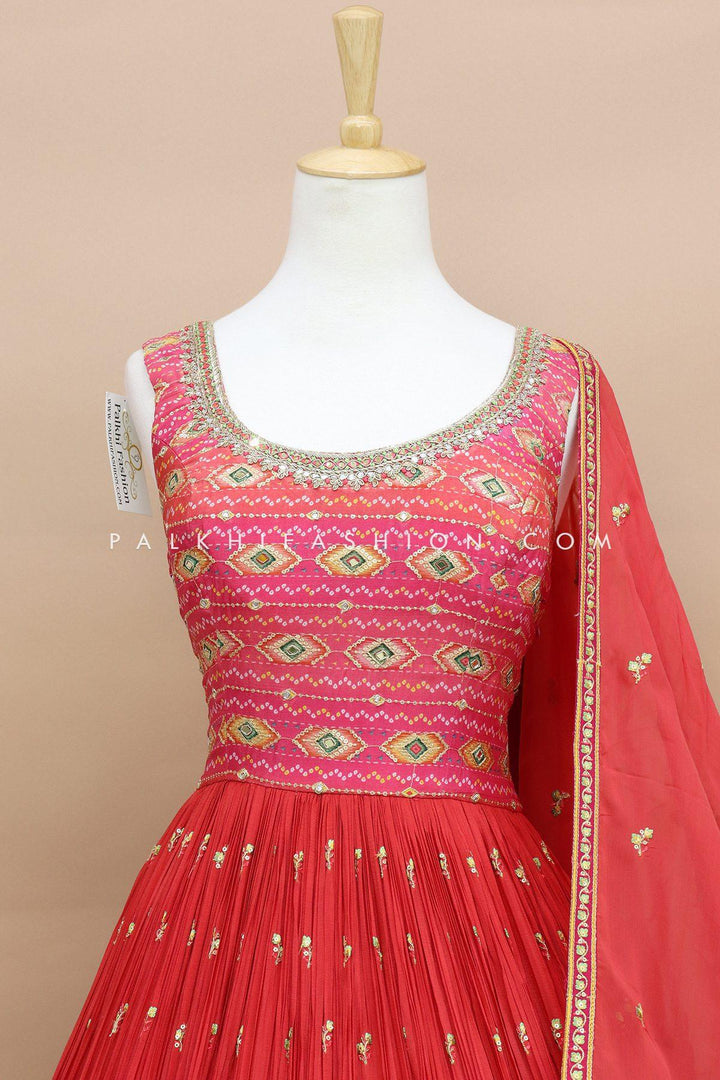Rani Pink Indian Designer Outfit With Stunning Designs & Work - Palkhi Fashion