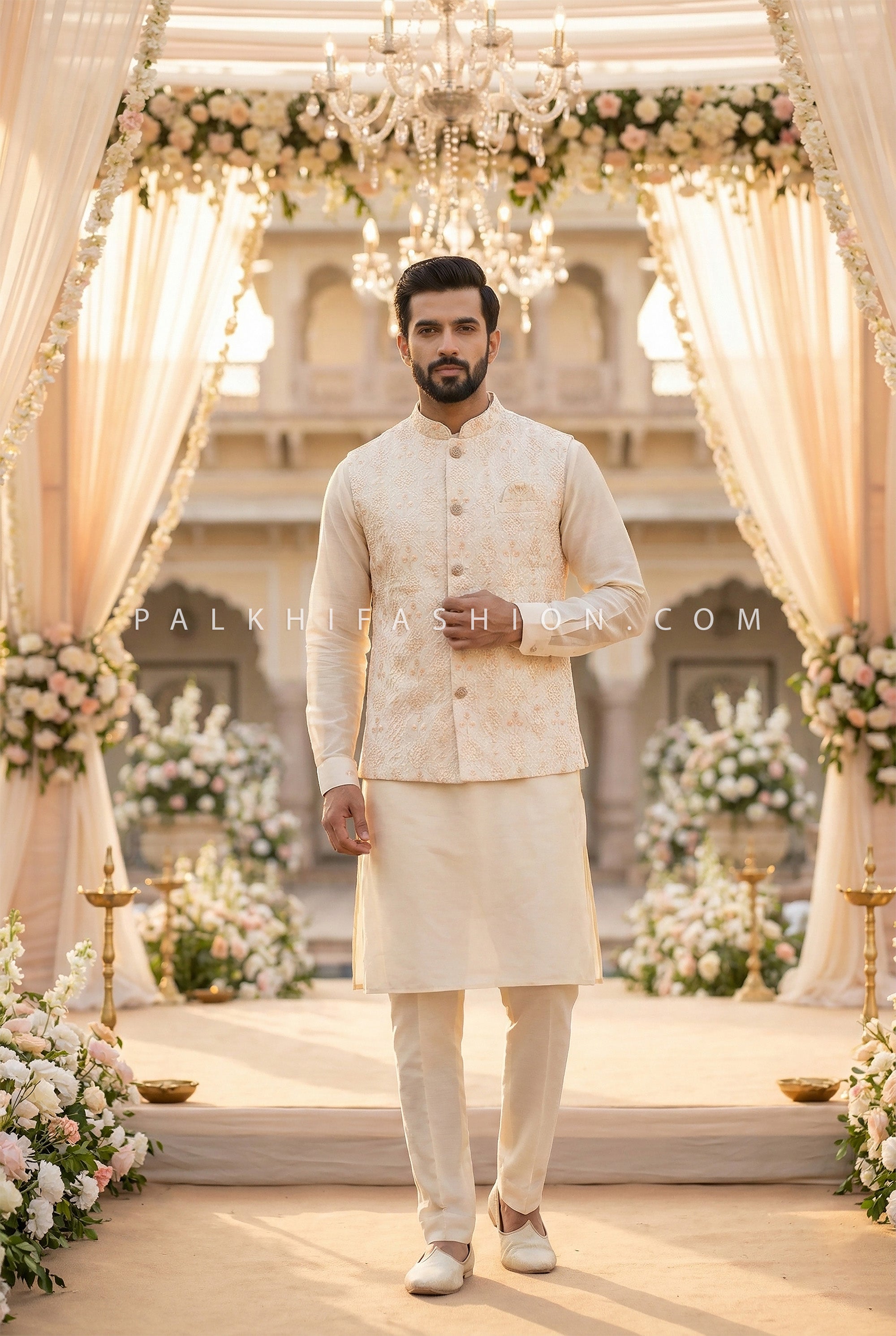 Kurta Jacket Set - Palkhi Fashion