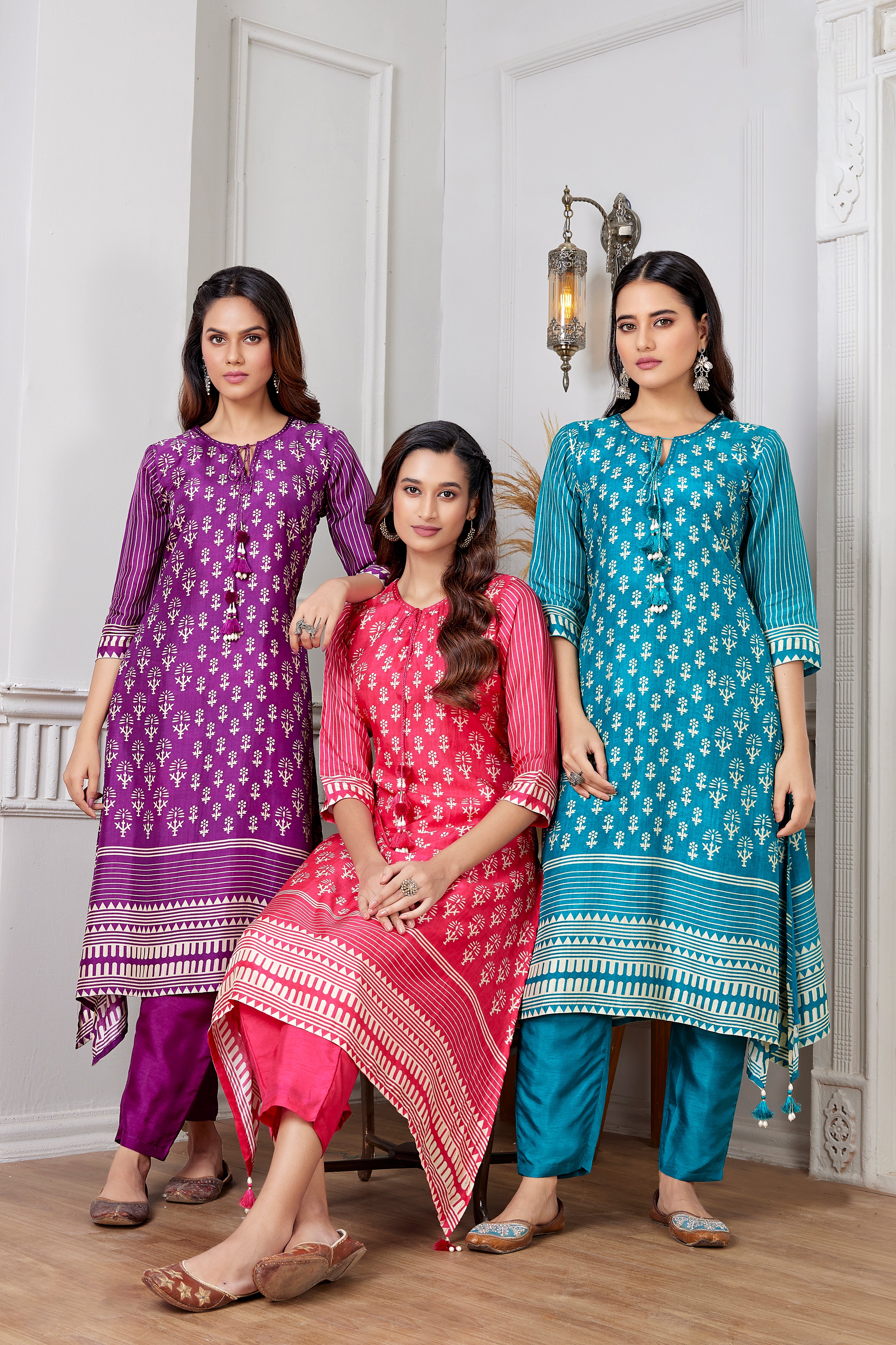 Designer Pink Color Handloom Silk Salwar Kameez – Palkhi Fashion