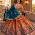 Premium Cotton Navratri Chaniya Choli with Gamthi Border work | Palkhi Fashion