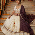 Festive Radiance | Traditional Cotton Chaniya Choli with Embroidered Dupatta | Palkhi Fashion
