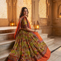 Garba Bloom – Designer Floral Chaniya Choli with Kutchi Embroidery | Palkhi Fashion