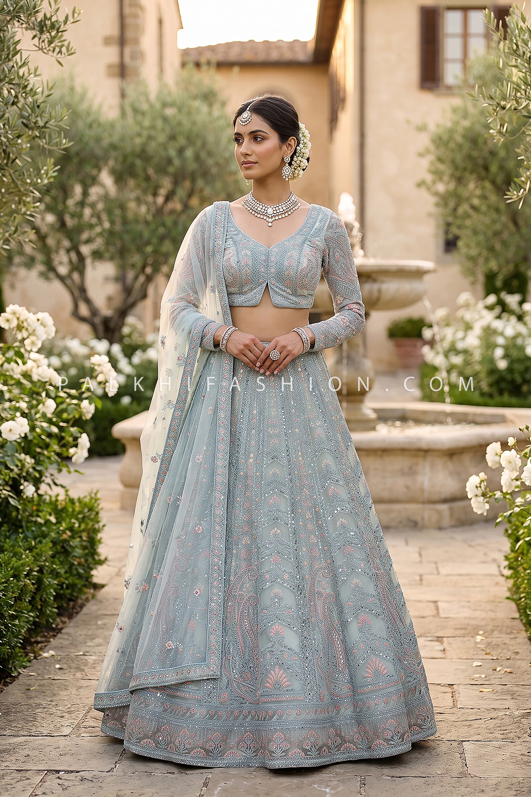 choli lehenga dress Handcrafted Women Rayon Navratri chaniya FealDeal and threadwork Bollywood Style Wedding Wear Lehenga