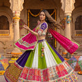 Festival Heirloom – Luxury Navratri Chaniya Choli with Gujarati Artisan Embroidery | Palkhi Fashion