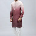 Mauve Ombre Kurta Pajama Set for Men – Palkhi Fashion