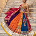 Vibrant Multicolor Georgette Navratri Chaniya Choli | Palkhi Fashion