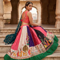 Multicolor Pichwai Silk Navratri Chaniya Choli | Palkhi Fashion