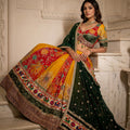 Festive Radiance | Vibrant Multicolor Georgette Navratri Chaniya Choli with Mirror Work | Palkhi Fashion