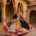 Premium Multicolor Garba Chaniya Choli with Heritage & Mirror work | Palkhi Fashion