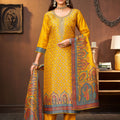 Haldi Special Mustard Salwar Kameez with Stunning Silk Dupatta | Palkhi Fashion