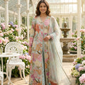 Floral Symphony – Designer Embroidered Indo Western Pant Set | Palkhi Fashion