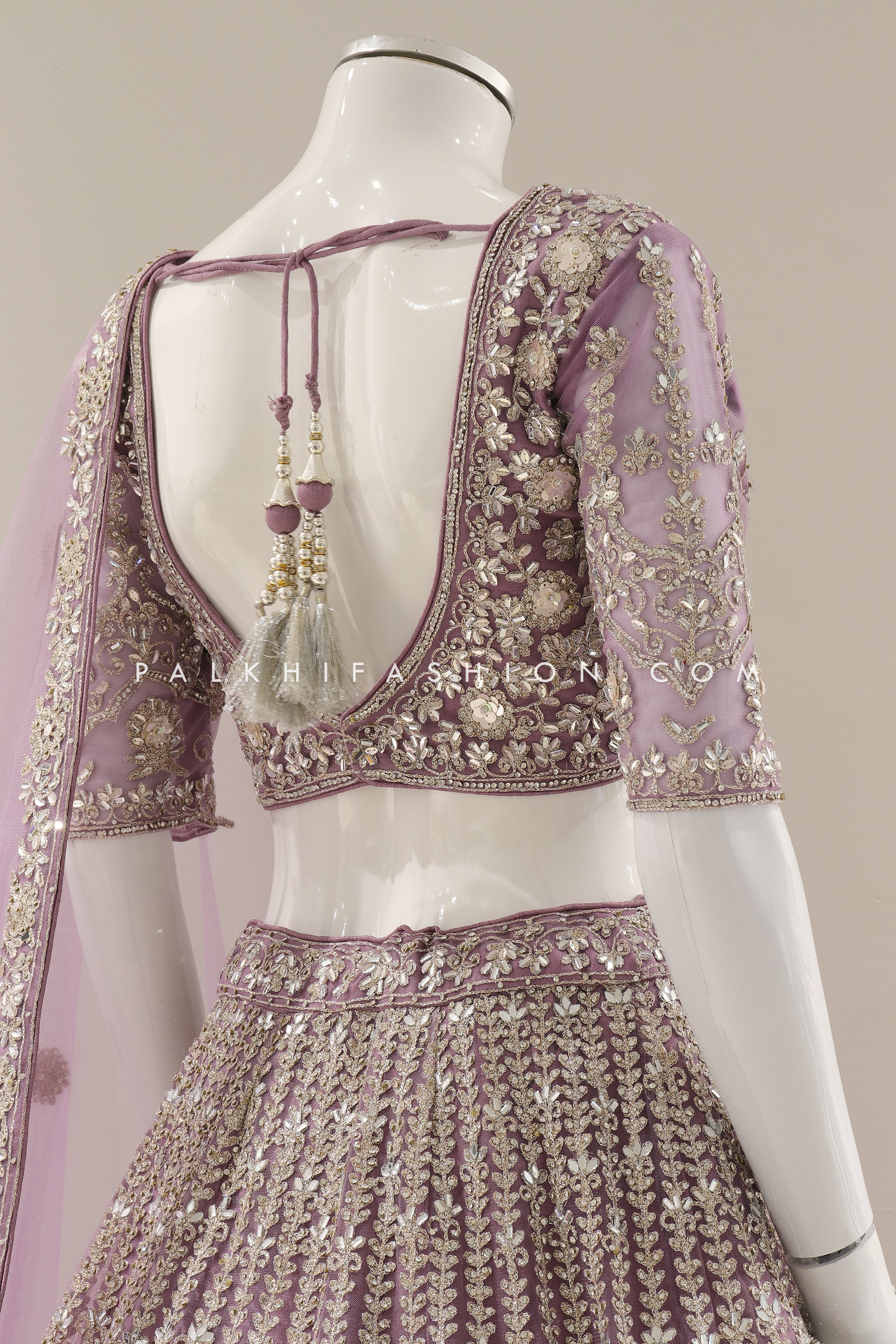 Royal Grandeur: Premium lilac/Purple Designer Lehenga Choli