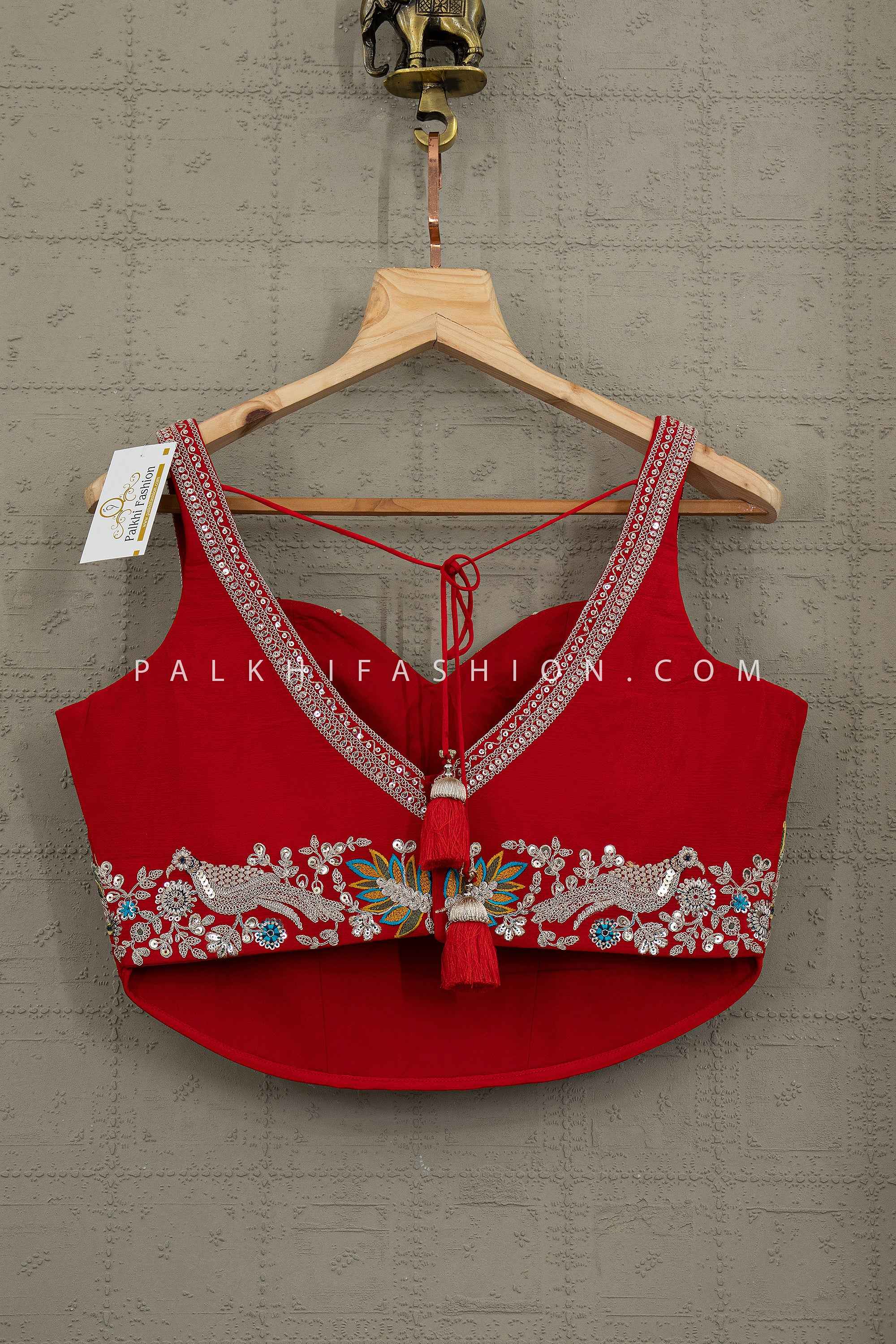 Ruby Birdsong | Fusion Designer Saree | Palkhi Fashion