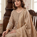 Ethereal Grace | Designer Taupe Beige Silk Kurta Set for Festive Wear | Palkhi Fashion