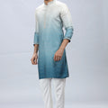 Teal Ombre Kurta Pajama Set for Men – Palkhi Fashion