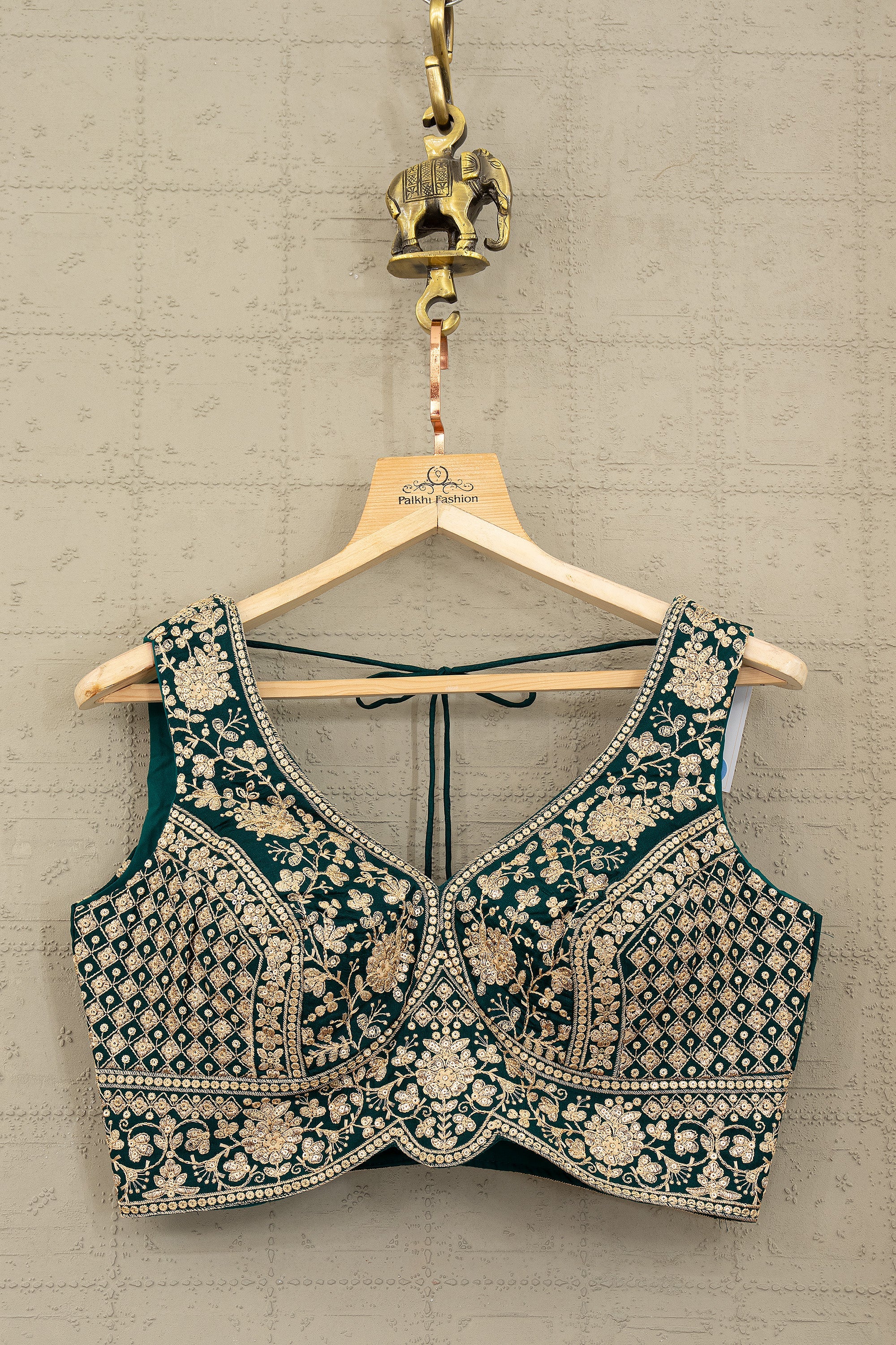 A Timeless Lehenga Choli Set with Elegant Embroidery | Palkhi Fashion Houston