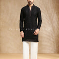 Designer Embroidered Men’s Kurta Pajama With Korean Pant | Palkhi Fashion