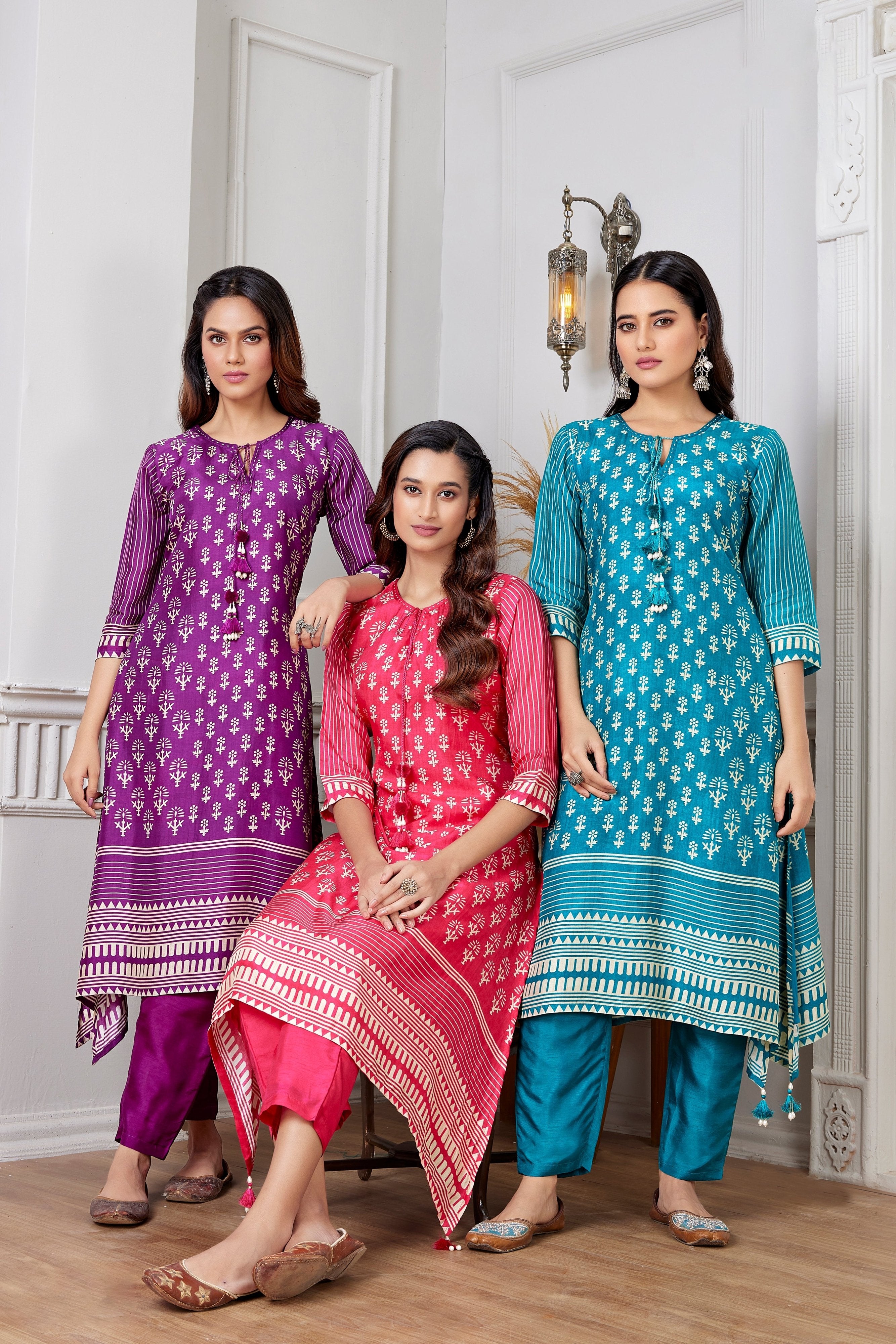 Designer Pink Color Handloom Silk Salwar Kameez – Palkhi Fashion