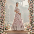 🌸 Ethereal Mauve: Pastel Mauve Designer Lehenga Choli with Handwork – Palkhi Fashion