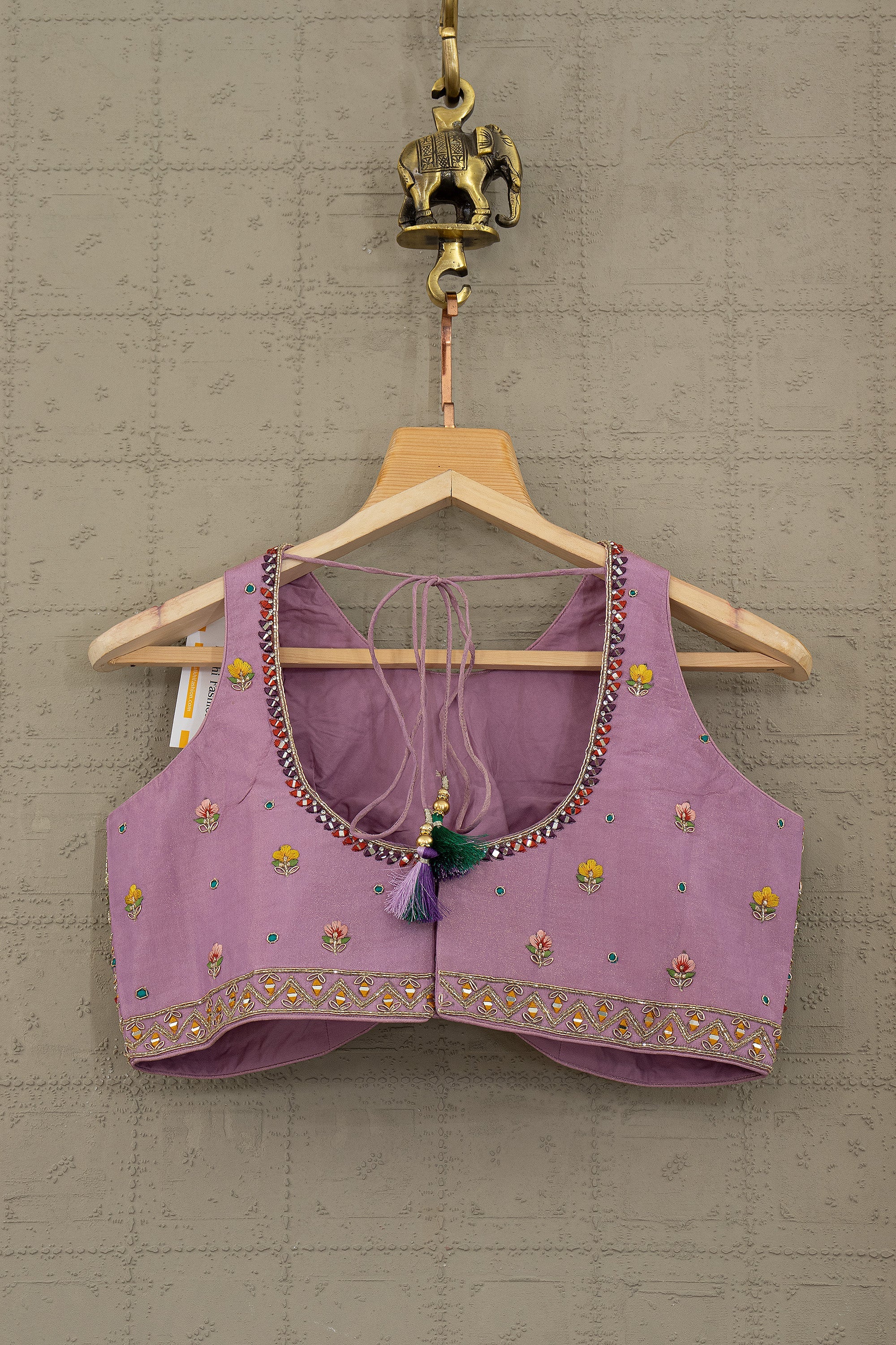 Lilac Reverie — Lavender Kashmiri - Inspired Embroidered Lehenga Choli | Palkhi Fashion