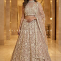 Mauve Muse: Pastel Mauve Designer Lehenga Choli with Stunning Blouse – Palkhi Fashion Houston