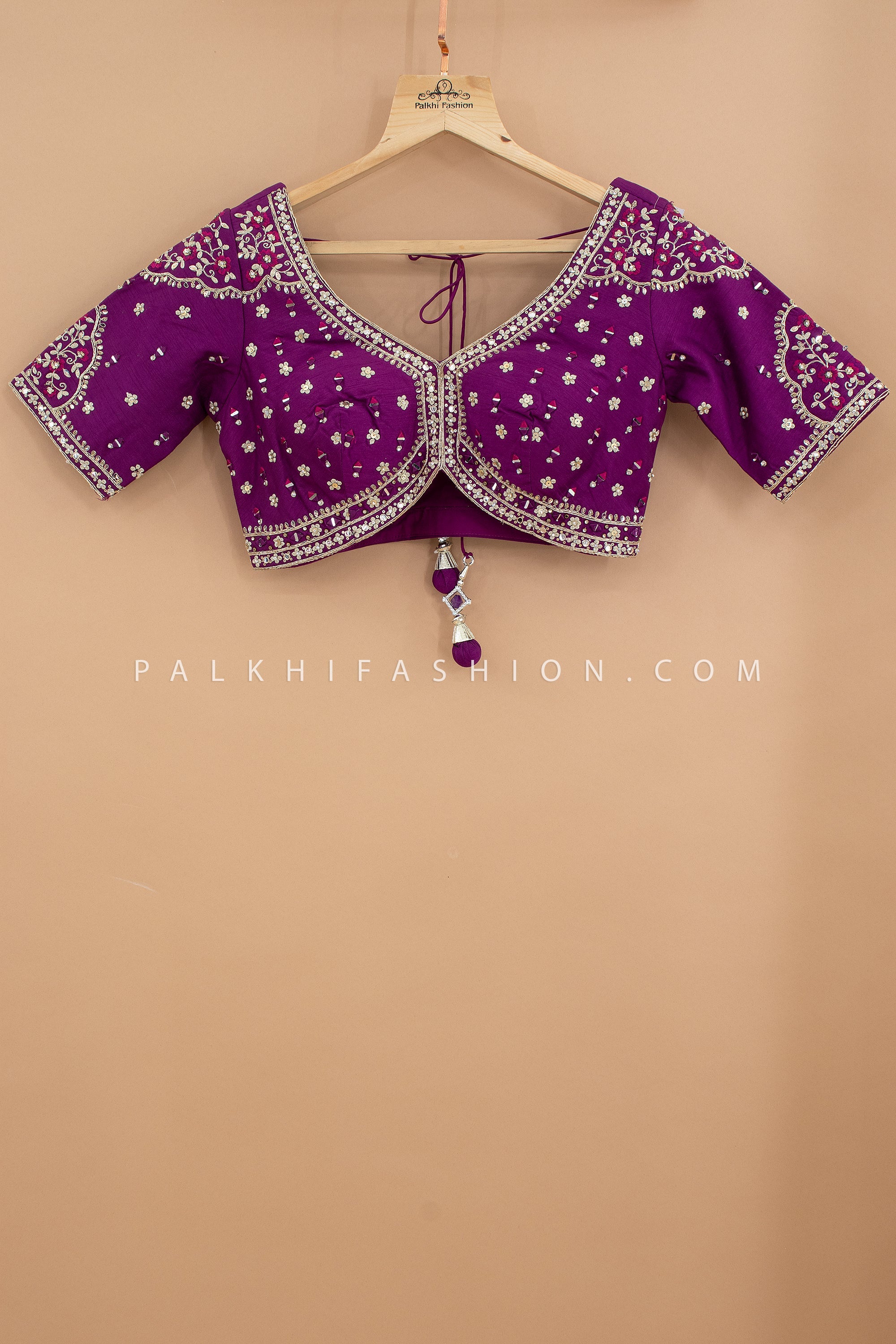 Merlot Majesty: Bandhani Brilliance in Wine Magenta Designer Lehenga Choli