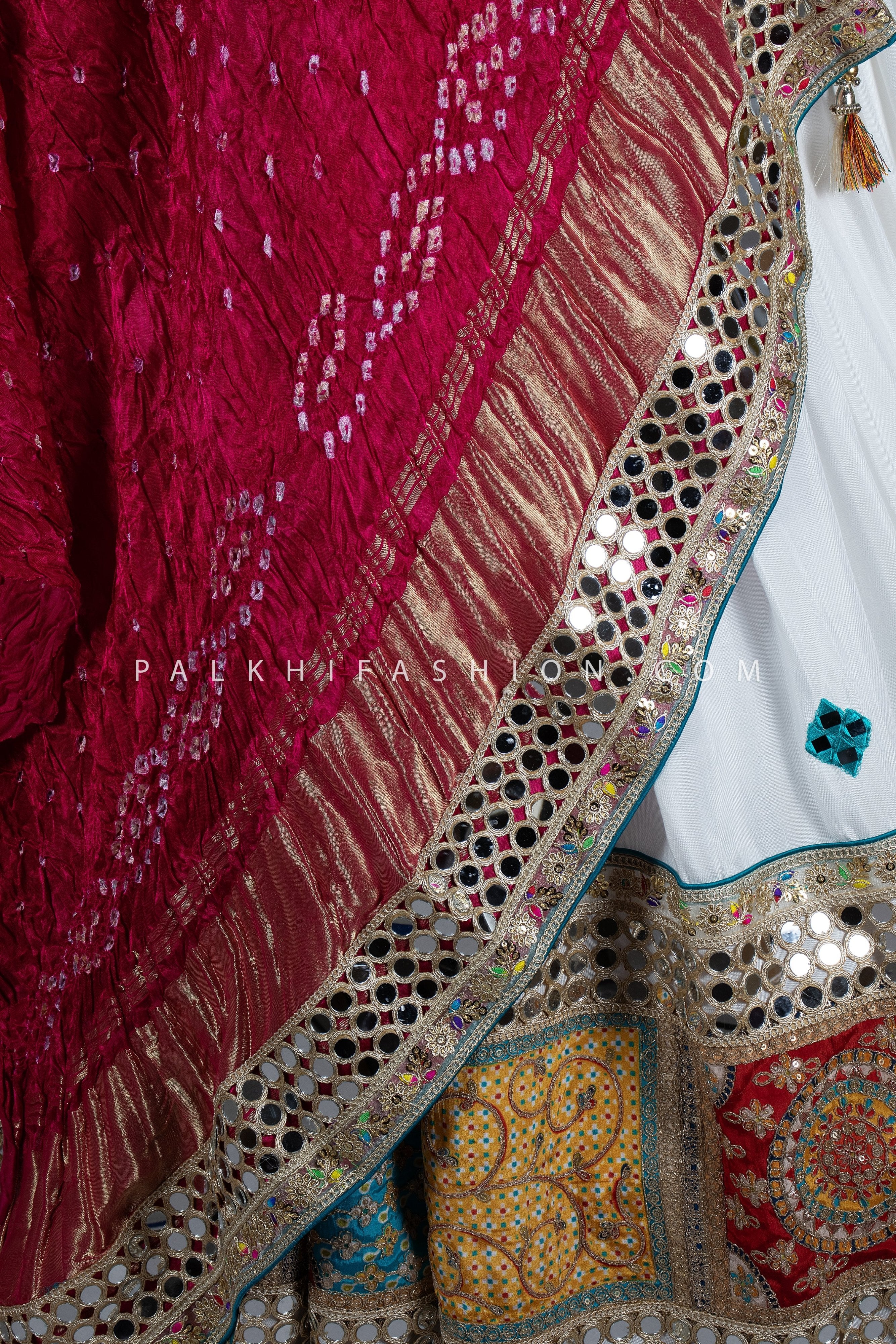 Raas Royale: Lavish White/Multi Color Designer Navratri Chaniya Choli