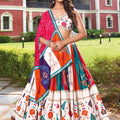 Regal Radiance: Multicolor Handcrafted Navratri Chaniya Choli Set – Palkhi Fashion
