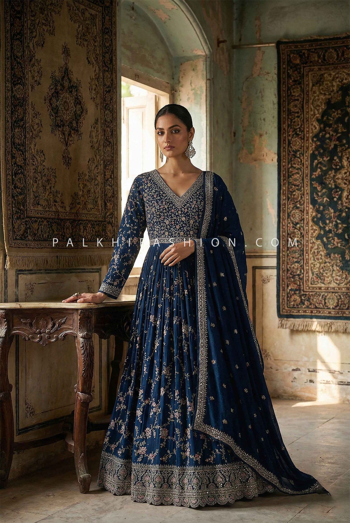 navy blue designer dresses Midnight Embroidered Gown Color:White Bliss Back zipper closure. Mens Dress Belts Linen A-Line Maxi Dress,