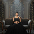 🖤 Starlit Noir: Black Georgette Handwork Lehenga Choli Set by Palkhi Fashion