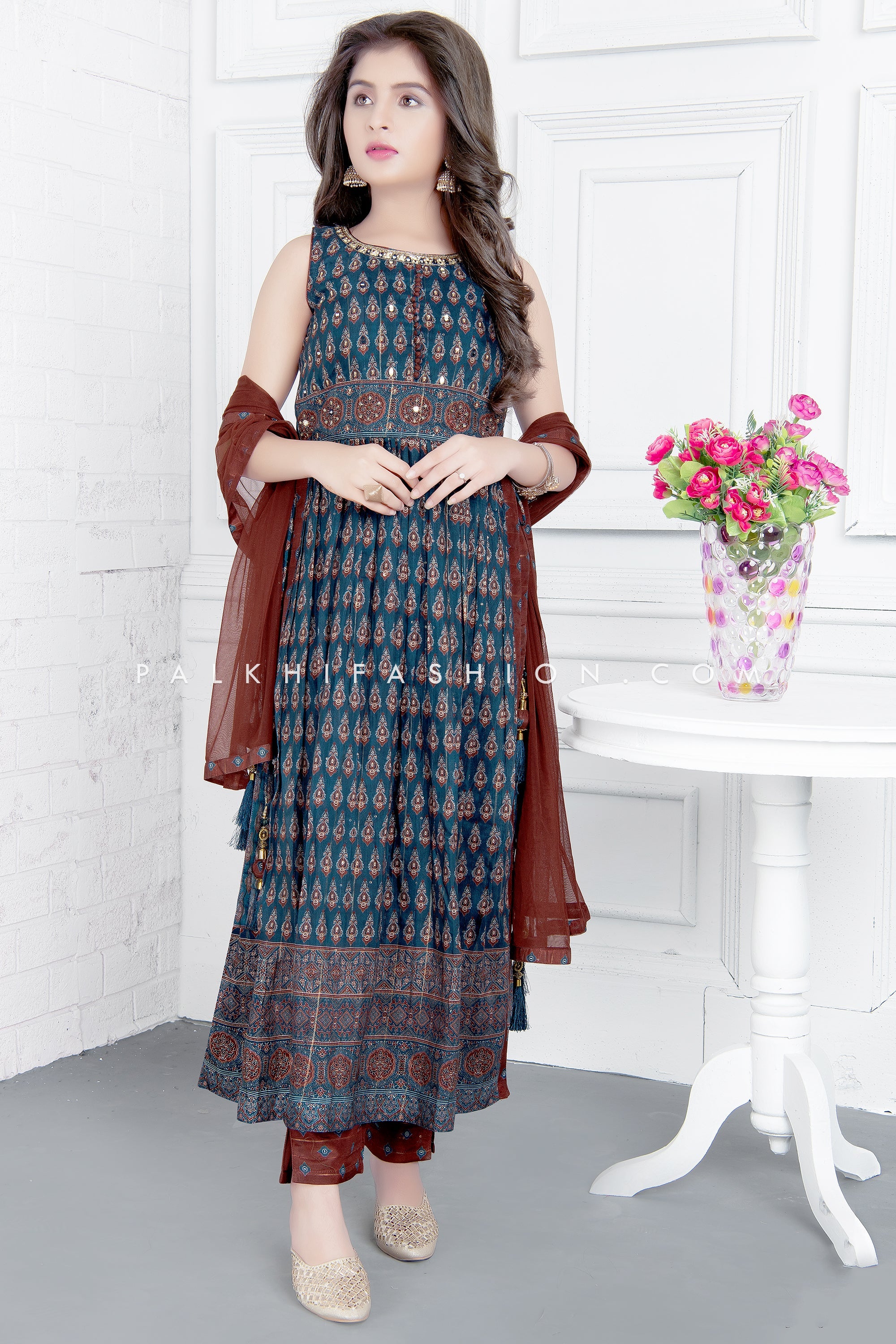 Shop Dusty Pink Block Printed Set | The Secret Label | Dress indian style,  Kurti designs party wear, Pakistani dress design
