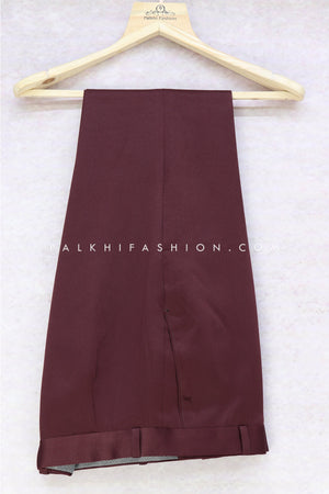 Dark Maroon Jodhpuri Suit With Appealing Work - Palkhi Fashion
