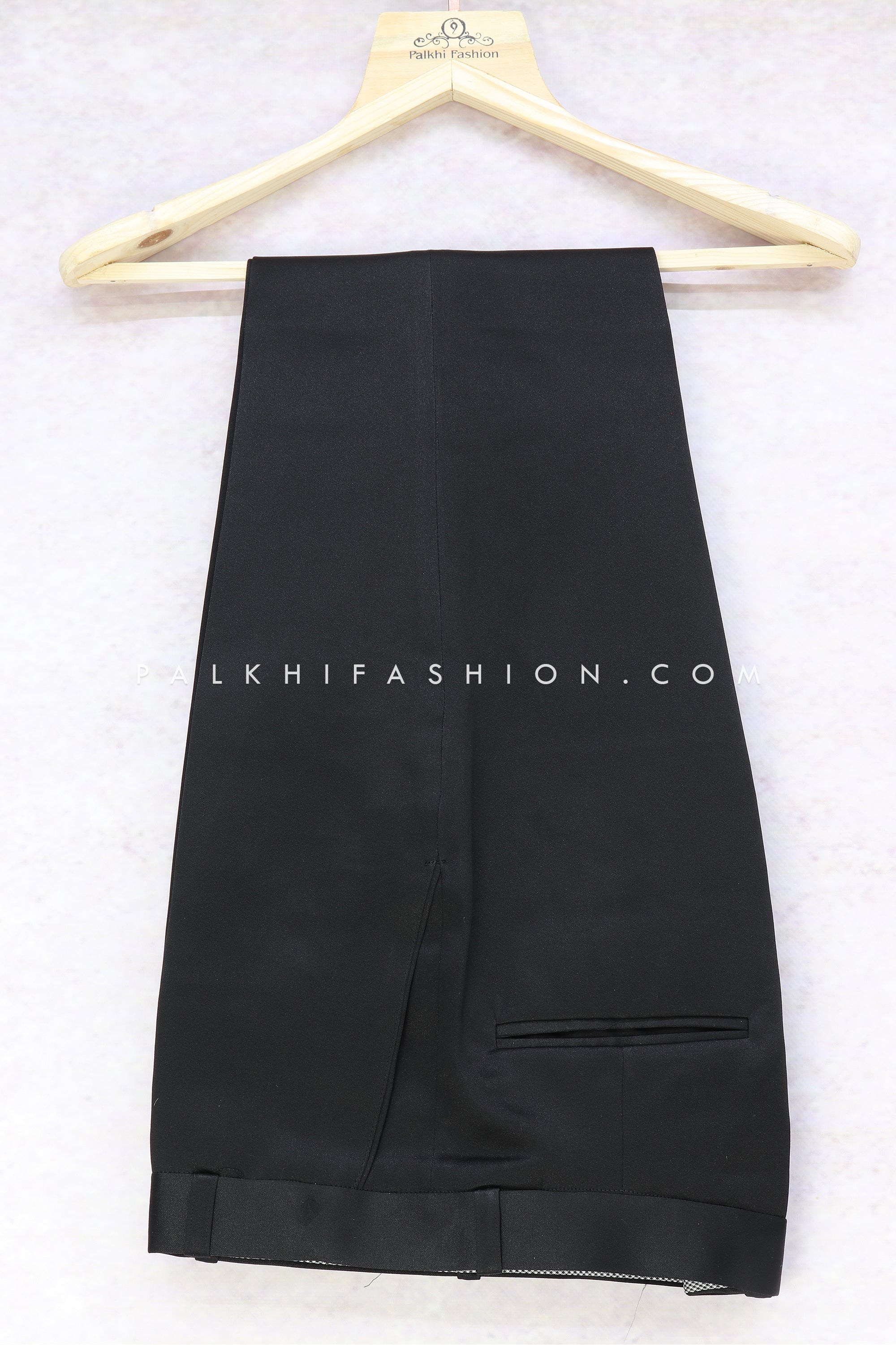 Festive Black Jodhpuri Suit With Embroidery Work - Palkhi Fashion