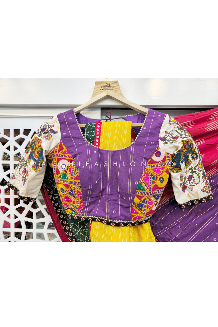 Multicolor Navratri Chaniya Choli With Appealing Work - Palkhi Fashion