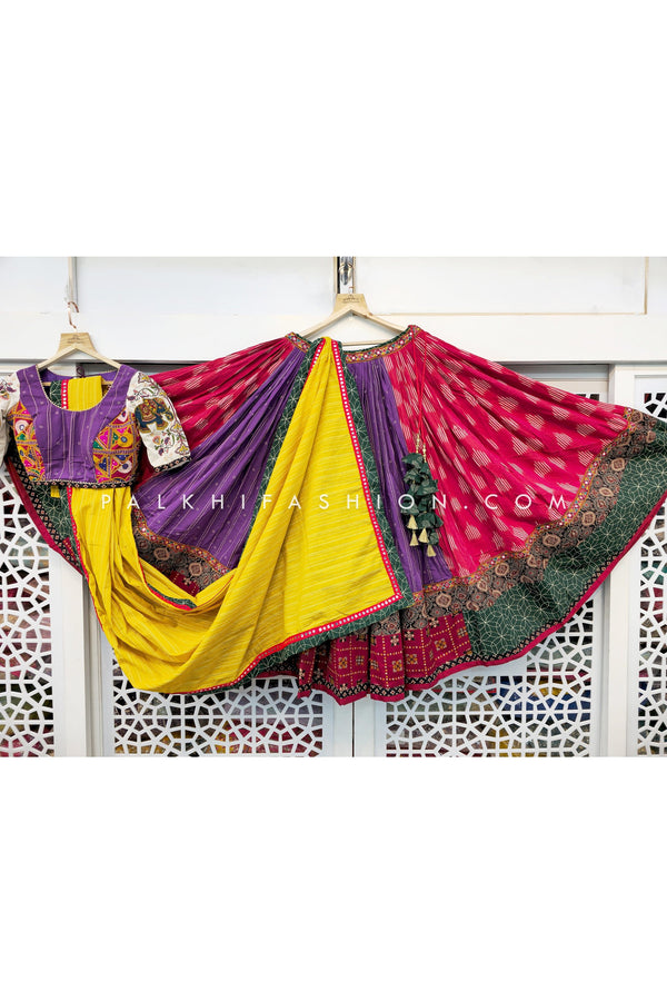 Multicolor Navratri Chaniya Choli With Appealing Work - Palkhi Fashion